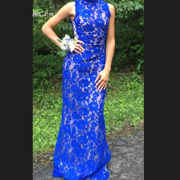 Xscape Dresses Blue Prom Dress Poshmark